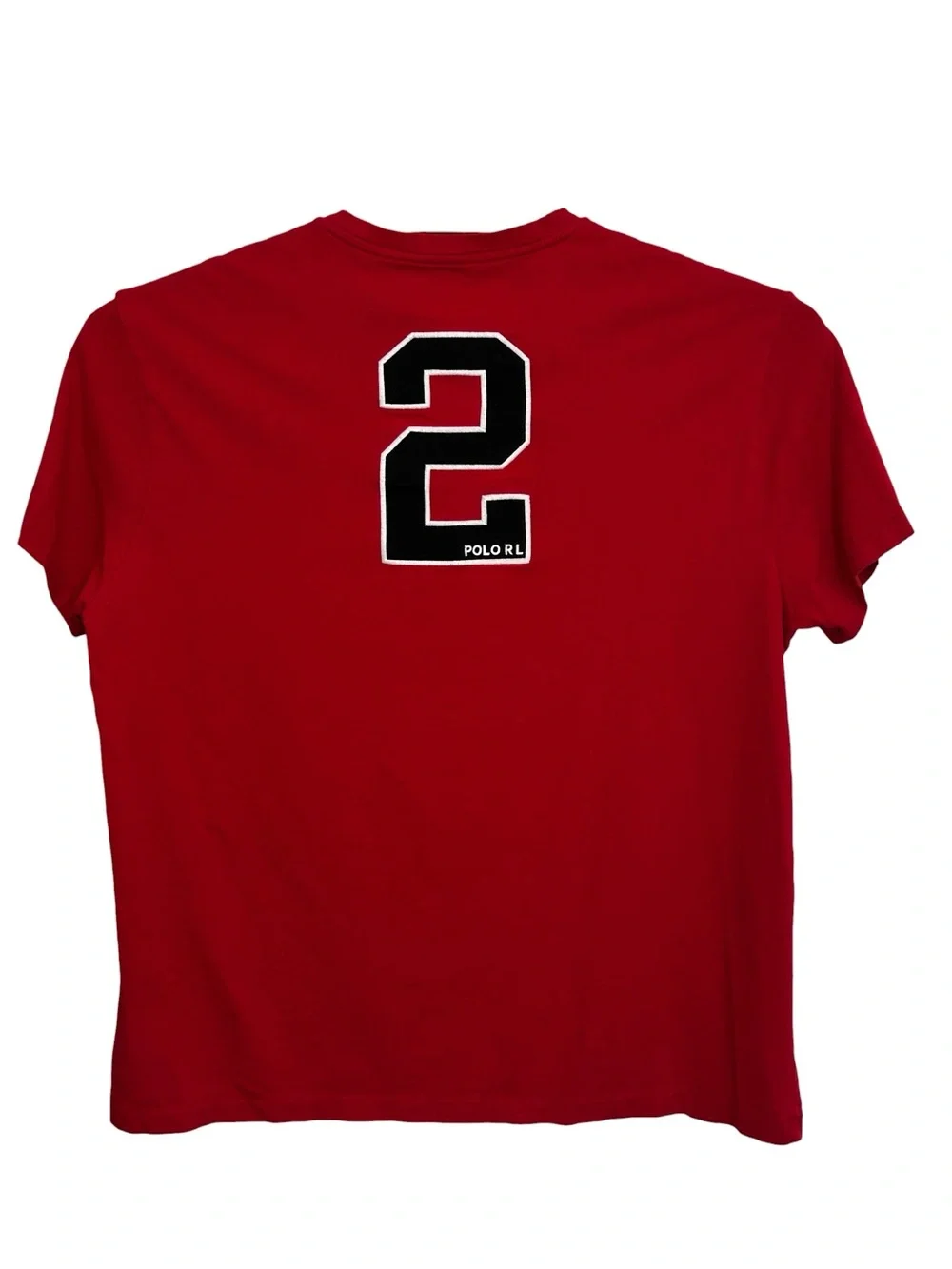 Ralph Lauren Red Polo Pony Crew Neck T-Shirt Sz‎ XL
